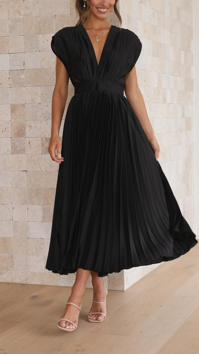 Marianne | Elegantes Faltenkleid