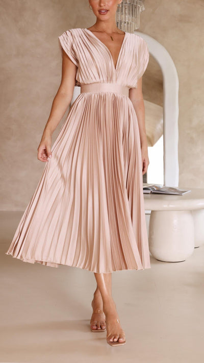 Marianne | Elegantes Faltenkleid