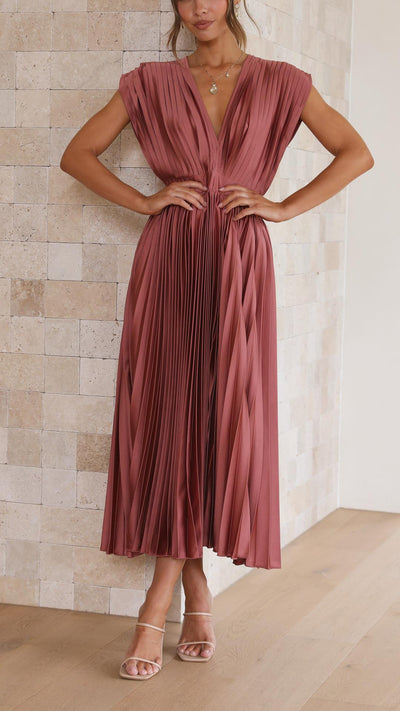 Marianne | Elegantes Faltenkleid