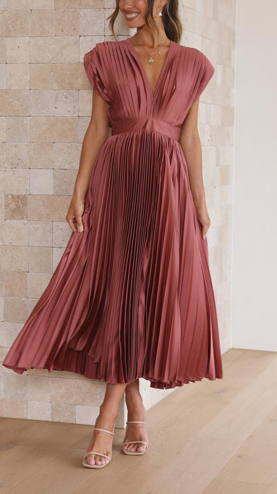 Marianne | Elegantes Faltenkleid