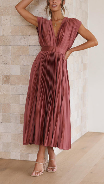 Marianne | Elegantes Faltenkleid