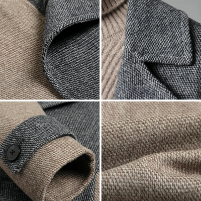 Elton - Manteau prestige en laine vierge 