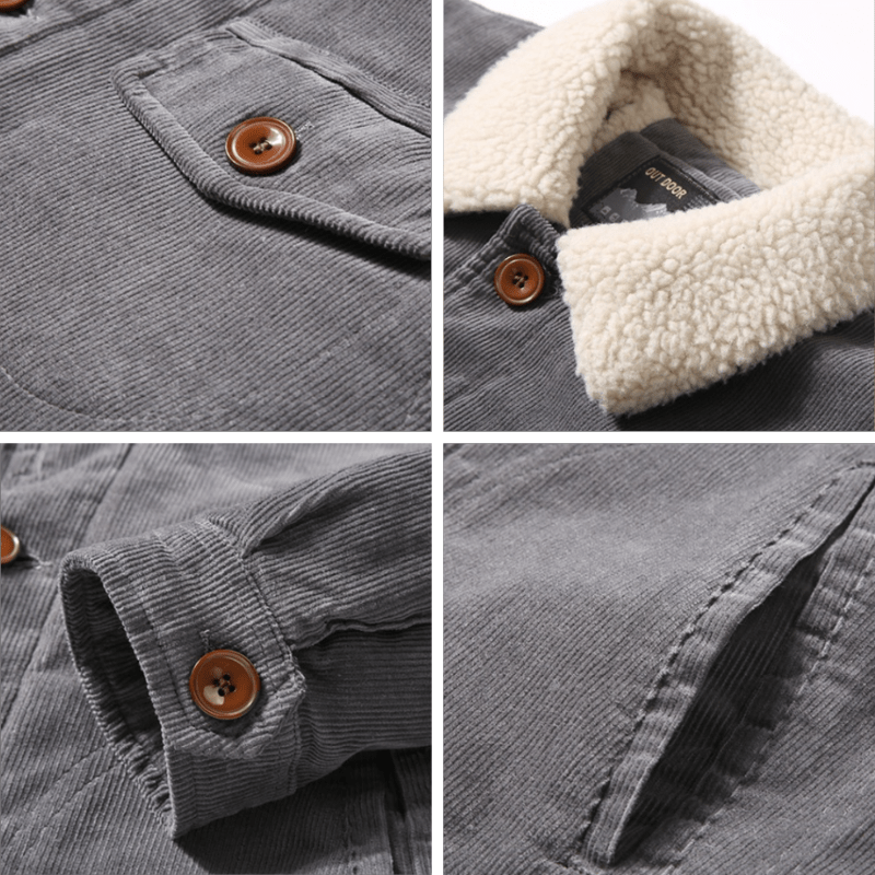 Veste en velours côtelé Benjamin confortable et élégante