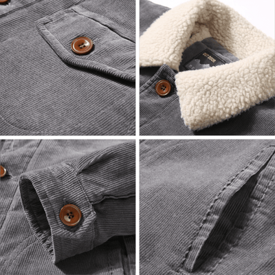 Veste en velours côtelé Benjamin confortable et élégante