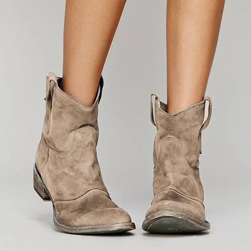 Teyana – Cowboy Stiefeletten aus Wildleder