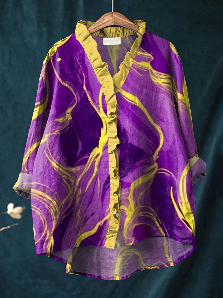 Bonnie™ - Bluse mit wirbelnden Mustern