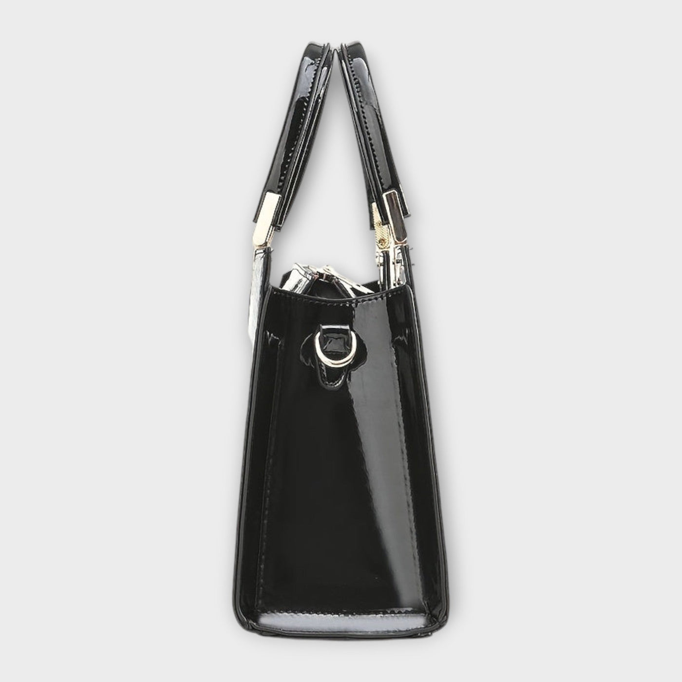 JELLA - Sac à main en cuir brillant motif crocodile