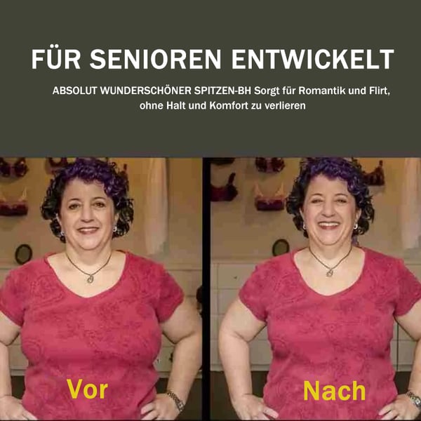 Baumwoll BH - Design für Senior