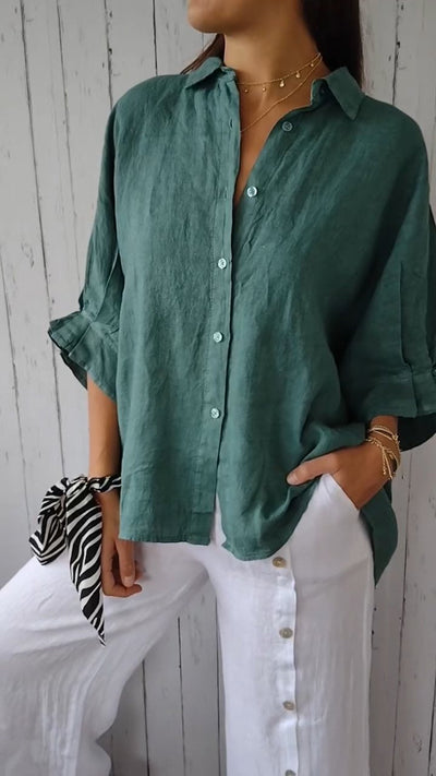Leva | Schicke Bluse mit Bindeband