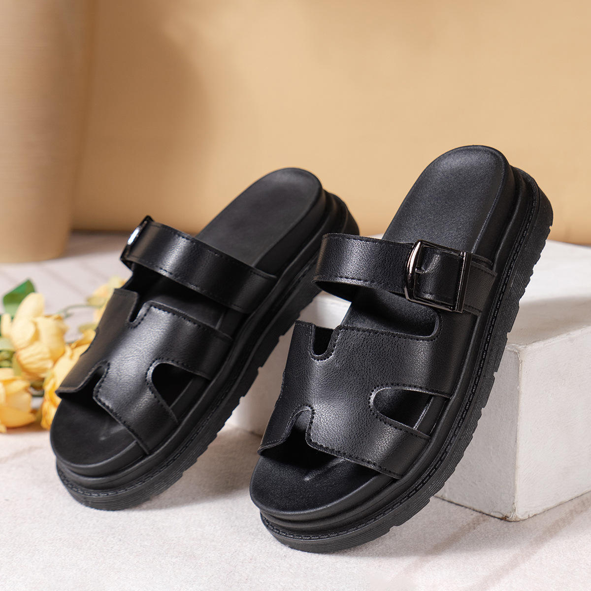 PAYA - Sandales en cuir luxueuses