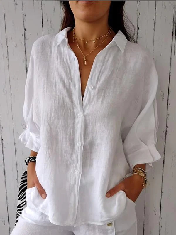Leva | Schicke Bluse mit Bindeband