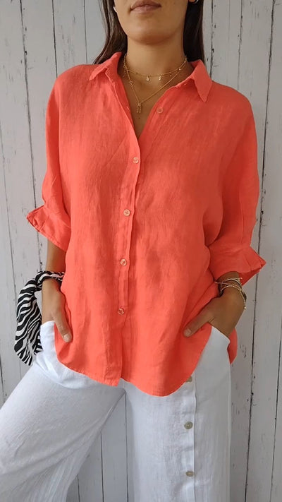 Leva | Schicke Bluse mit Bindeband