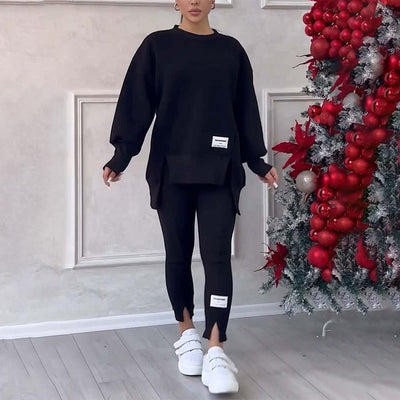 HAVA - Lässiges Damen-Sweatshirt-Leggings-Set