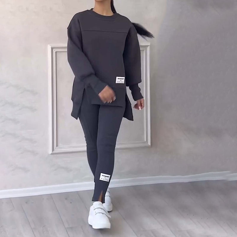 HAVA - Lässiges Damen-Sweatshirt-Leggings-Set