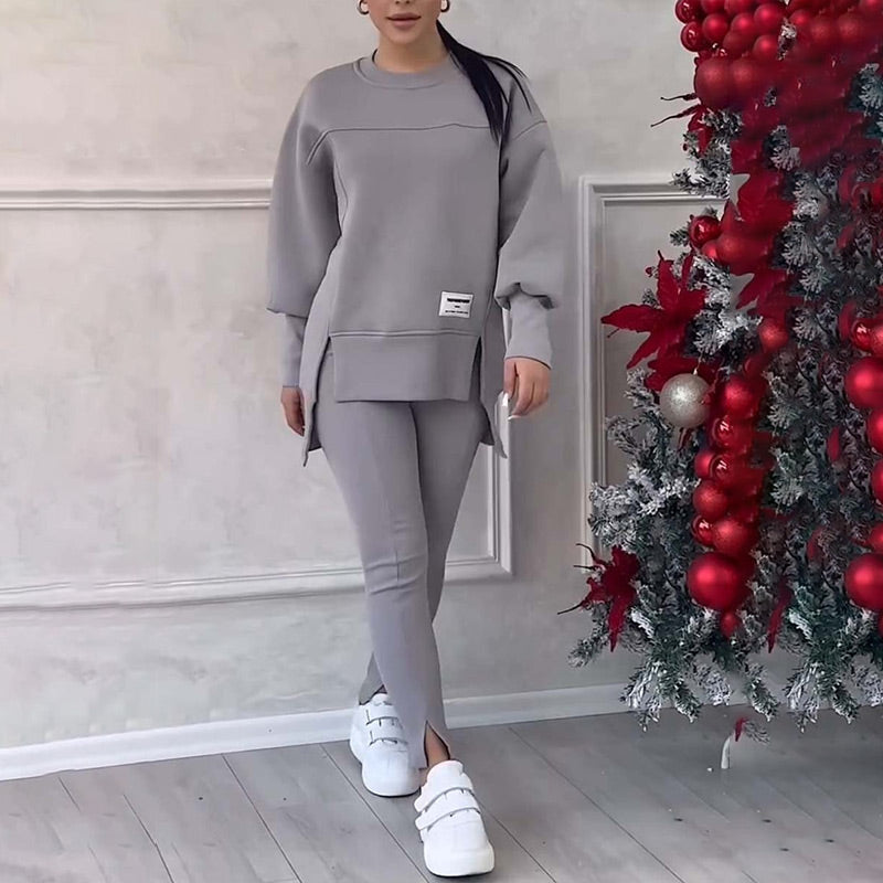 HAVA - Lässiges Damen-Sweatshirt-Leggings-Set