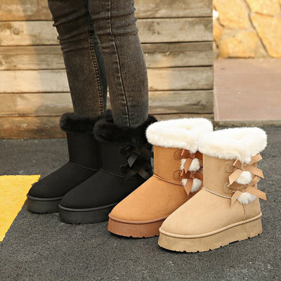 Naya Boots - Klassische Plateau-Schneestiefe