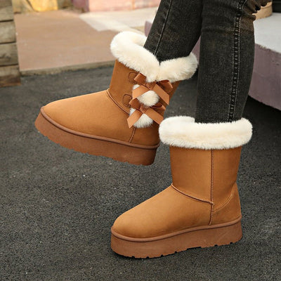 Naya Boots - Klassische Plateau-Schneestiefe