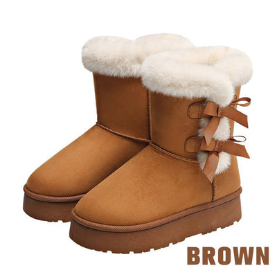 Naya Boots - Klassische Plateau-Schneestiefe