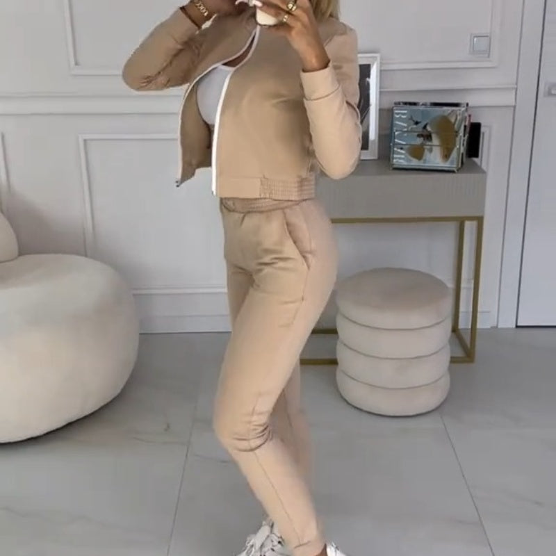 Survêtement zippé 3 pièces pour femme