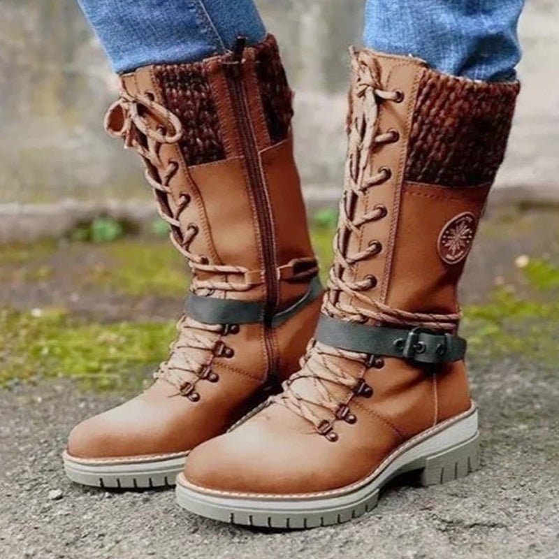 Yboots - Wasserdichte Knie-Schneestiefel
