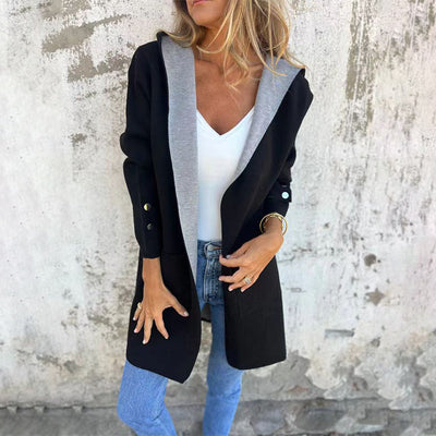 MILA™ - Damen-Farbblock-Mantel