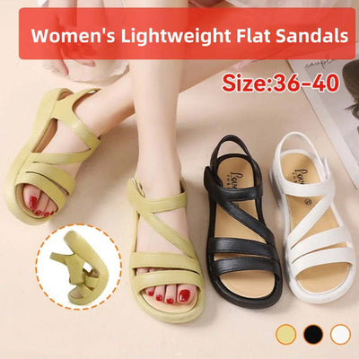 HEVA - Leichte, flache Sandalen