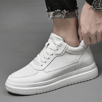 Blanc - Chaussures décontractées surélevées